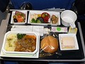久しぶりのANA国際線でアモイ。機内食も◎です。