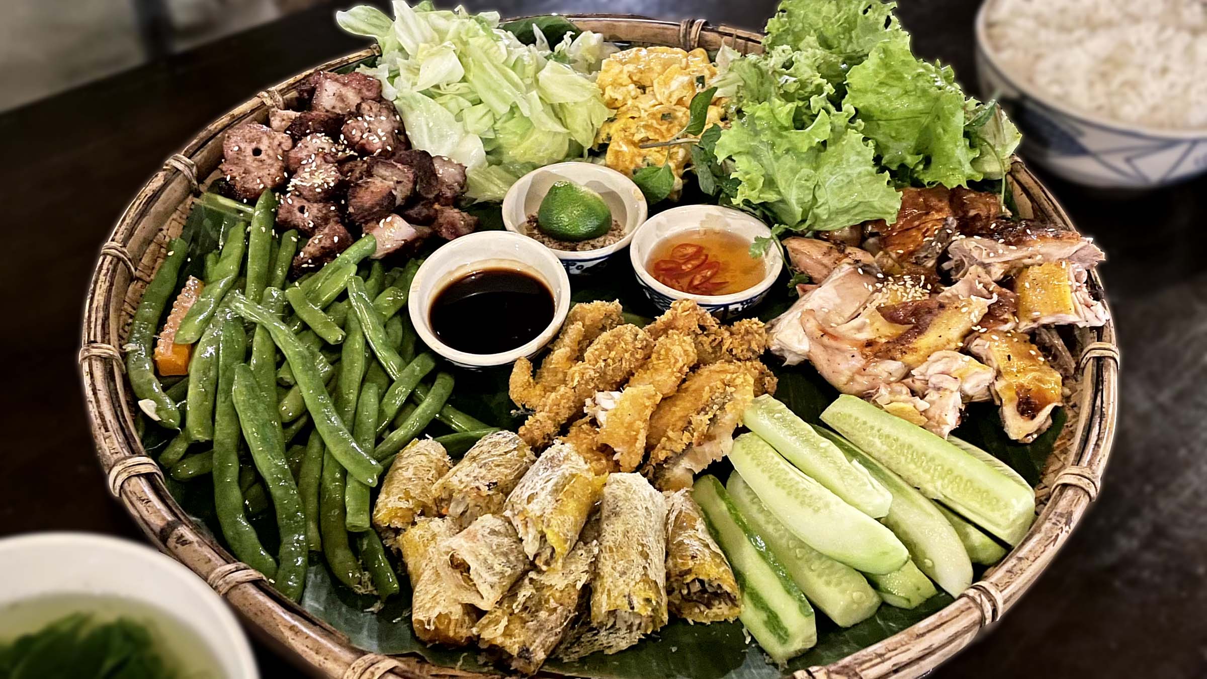 ベトナムご飯盛り合わせの写真