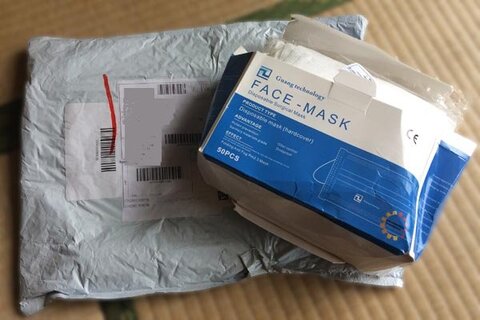 シャープのマスク抽選販売に！中国直輸入のマスクはごわごわ。布マスクも買ったよ。
