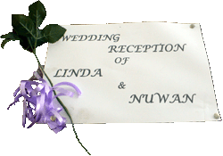 リンダとヌワンの結婚式