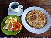 グリーン・オリー・インの朝食の一例
