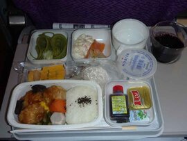 マレーシア航空、タイ航空機内食：成田－クアラルンプール－バンコク－成田