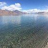 ラダックの旅：天空の湖パンゴンツォ。